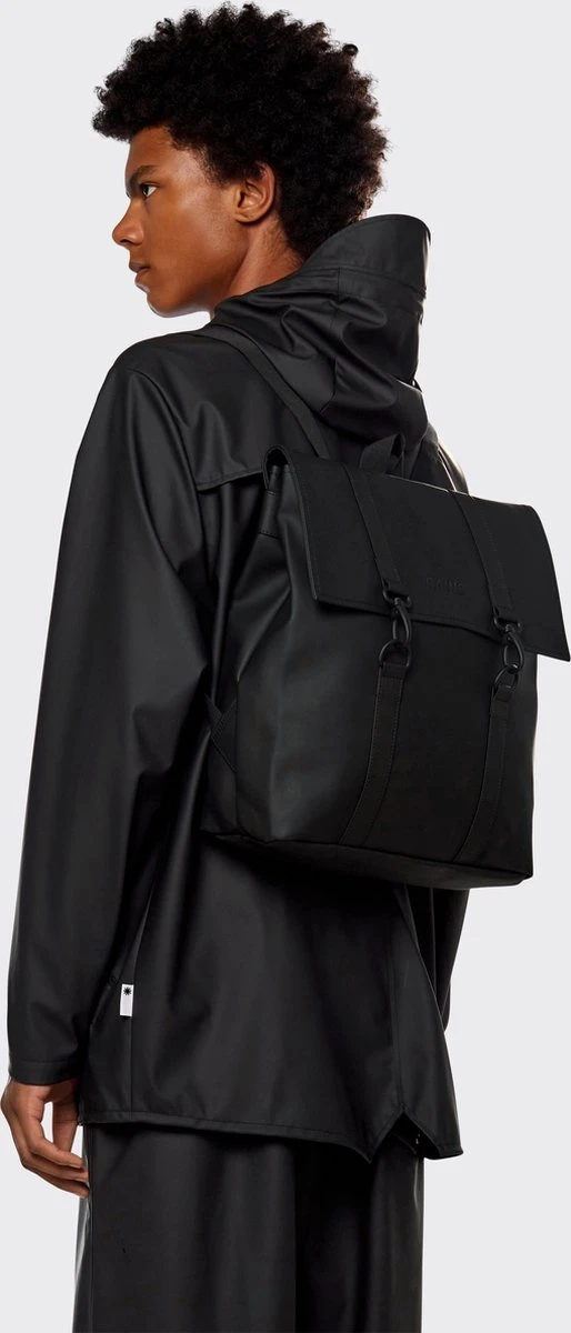 Rains MSN Mini Rugzak 13 Liter - Zwart 4 Rains MSN Mini Rugzak 13 Liter - Zwart - Afbeelding 2