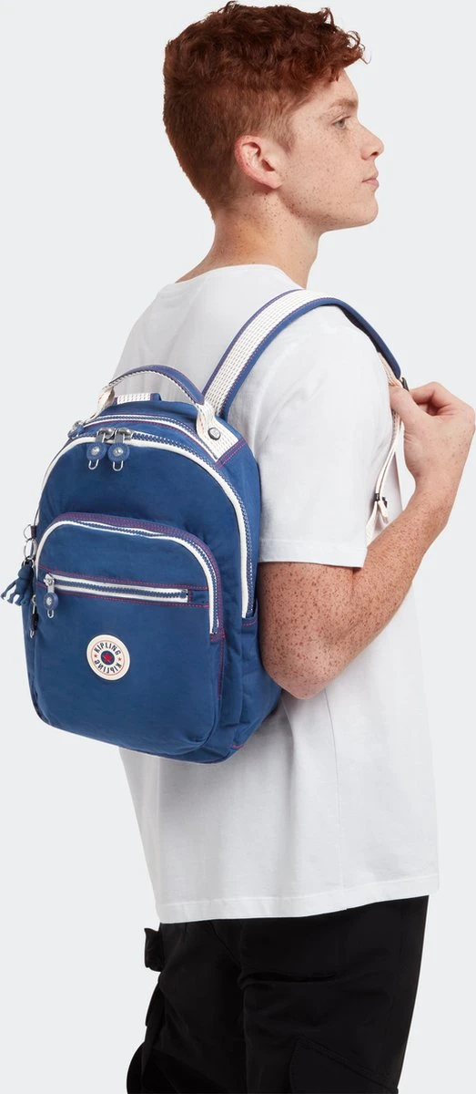 Kipling SEOUL S Rugzak 14L - Admiral Blue Block 9 Kipling SEOUL S Rugzak 14L - Admiral Blue Block - Afbeelding 7