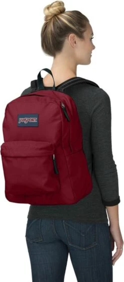 JanSport SUPERBREAK ONE Rugzak, 26 Liter - Russet Red -Tas Kortingswinkel 530x1200