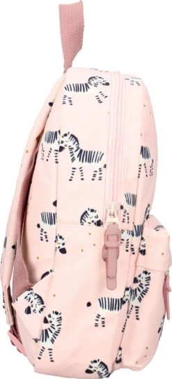 Kidzroom To The Zoo Rugzak 2 T/m 6 Jaar - Roze - Zebra -Tas Kortingswinkel 545x1200 2