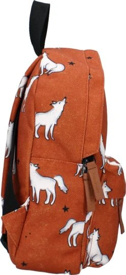 Kidzroom Wondering Wild Rugzak Jongen - Rugtas Kind - 2 T/m 6 Jaar - Cognac - Vos -Tas Kortingswinkel 549x1200 1