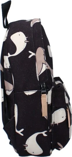 Kidzroom Full Of Wonders Rugzak - 2 T/m 6 Jaar - Zwart - Walvis -Tas Kortingswinkel 549x1200