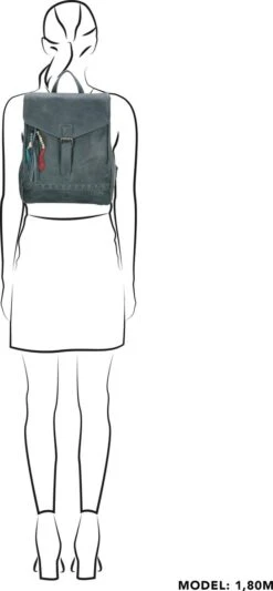 Micmacbags Friendship Rugzak - Jeansblauw -Tas Kortingswinkel 556x1200 9