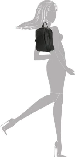 Enrico Benetti Toulouse Rugzak - 66169 - Zwart -Tas Kortingswinkel 575x1200 16