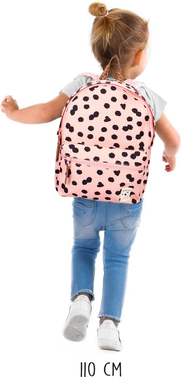 Kidzroom Lucky Me - Rugzak - 2 T/m 6 Jaar - Roze - Stippen 6 Kidzroom Lucky Me - Rugzak - 2 T/m 6 Jaar - Roze - Stippen - Afbeelding 4