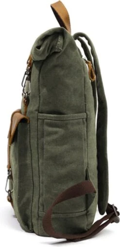 MORGNTAU - Ukiyo - Rugzak - Backpack - Groen - Canvas - Leer 10 MORGNTAU - Ukiyo - Rugzak - Backpack - Groen - Canvas - Leer -Tas Kortingswinkel 583x1200