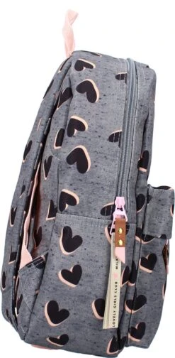 Milky Kiss Love Land - Rugzak - Schooltas Meisje - Grijs - Hartjes 10 Milky Kiss Love Land - Rugzak - Schooltas Meisje - Grijs - Hartjes -Tas Kortingswinkel 588x1200 3