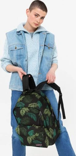 Eastpak BACK TO WORK Rugzak, 26 Liter, 15 Inch Laptopvak - Brize Palm Core -Tas Kortingswinkel 589x1200