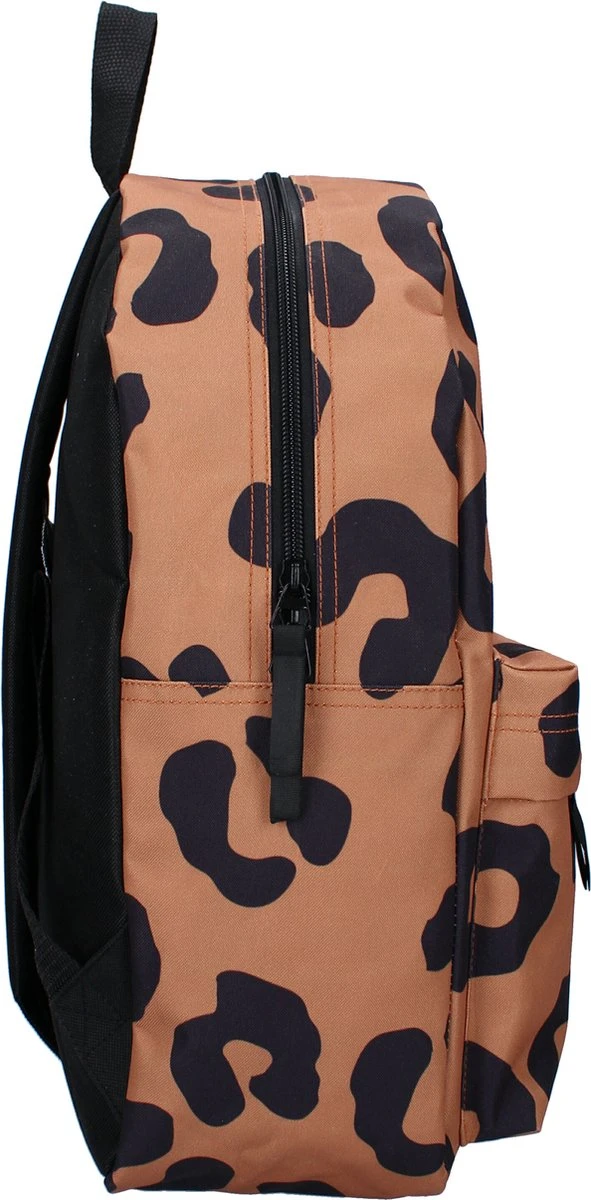 Milky Kiss Fun Vibes Rugzak - Schooltas Meisje - Bruin 4 Milky Kiss Fun Vibes Rugzak - Schooltas Meisje - Bruin - Afbeelding 2