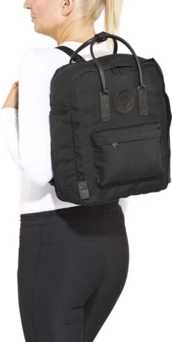 Fjallraven Fjällräven Kånken No. 2 Black Unisex Rugzak - Black -Tas Kortingswinkel 604x1200