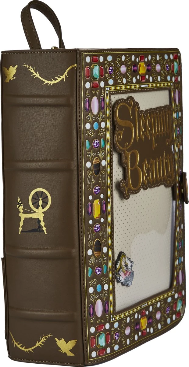 FUNKO Loungefly: Disney - Doornroosje Pin Collector Rugzak 4 FUNKO Loungefly: Disney - Doornroosje Pin Collector Rugzak - Afbeelding 2