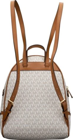 Michael Kors Rhea M Dames Rugzak - Vanilla -Tas Kortingswinkel 627x1200