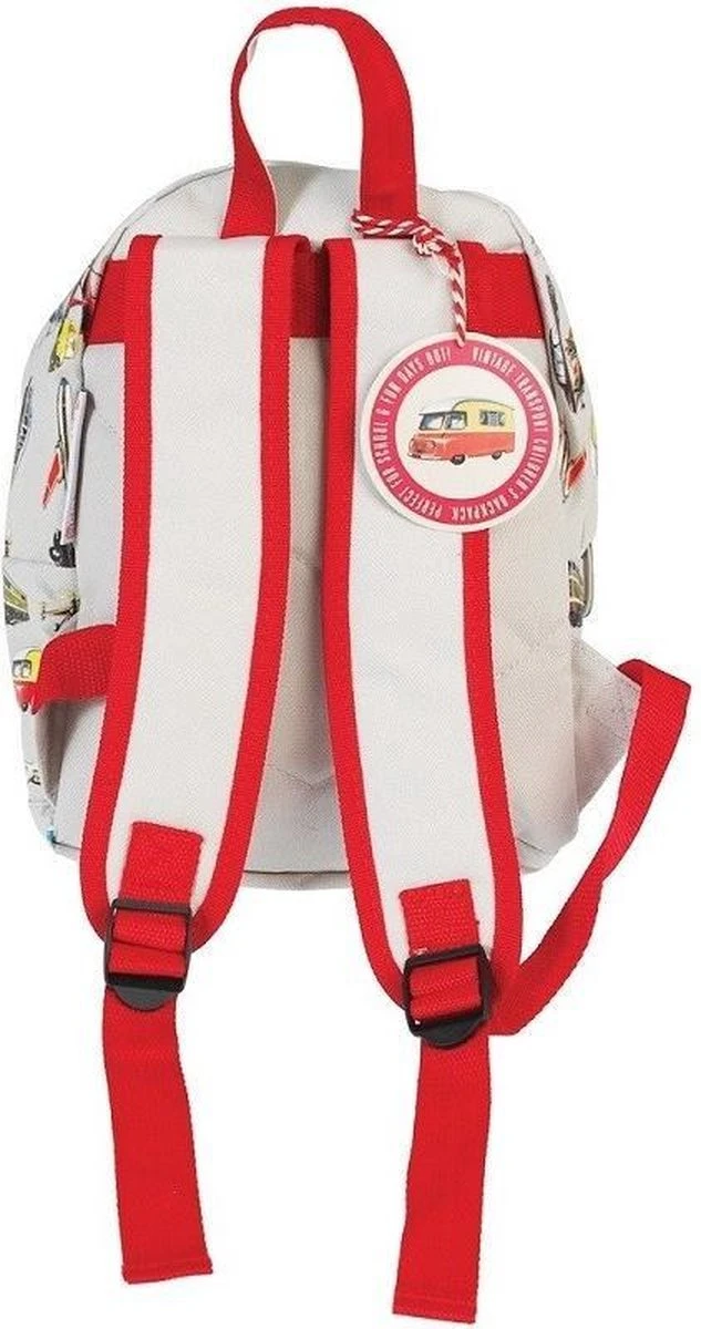 Rex London Mini Kinderrugzak 10 Liter - Vintage Voertuigen 4 Rex London Mini Kinderrugzak 10 Liter - Vintage Voertuigen - Afbeelding 2