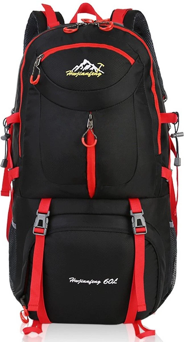 Rugzak/Backpack 60L.met 15.6inch Laptopvak, Met 11 Maal Vak Verdeling, Extra Sterk Water Afstotend Materiaal. 3 Rugzak/Backpack 60L.met 15.6inch Laptopvak, Met 11 Maal Vak Verdeling, Extra Sterk Water Afstotend Materiaal.