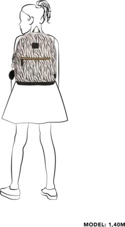 Beagles Originals Cool Originals Rugzak 13,3 Inch (29,4x16,6 Cm.) - Tijger Wit -Tas Kortingswinkel 662x1200 3