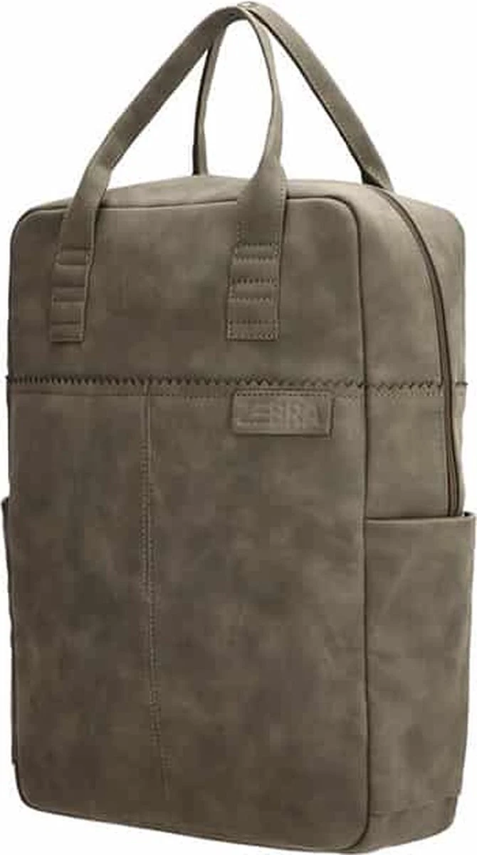 Zebra Trends Laptoprugzak 15 Inch Olijfgroen 4 Zebra Trends Laptoprugzak 15 Inch Olijfgroen - Afbeelding 2