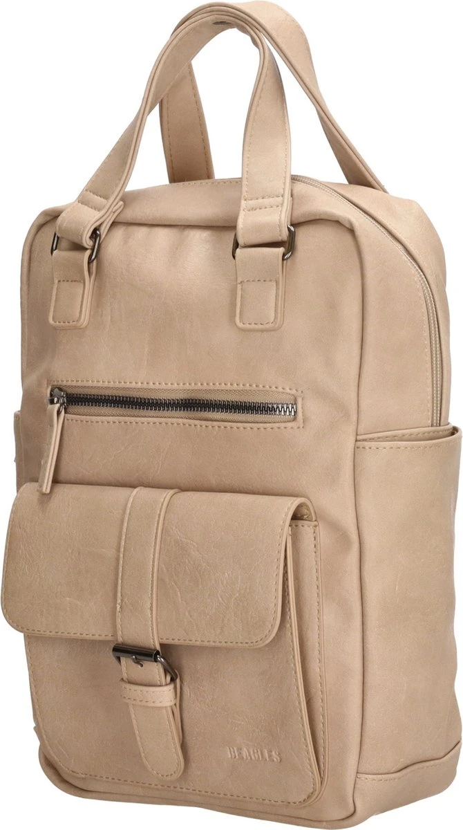 Beagles Carino Rugzak - Lichttaupe 4 Beagles Carino Rugzak - Lichttaupe - Afbeelding 2