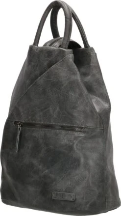 Enrico Benetti Caen 66514 Speelse Dames Rugzak - Grijs -Tas Kortingswinkel 674x1200 1