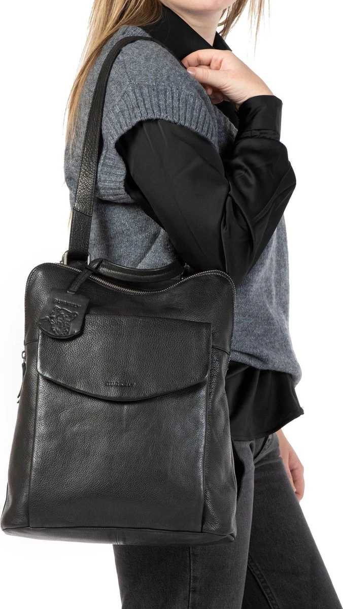 BURKELY Just Jackie Backpack Crossover Rugzak - Zwart 10 BURKELY Just Jackie Backpack Crossover Rugzak - Zwart - Afbeelding 8