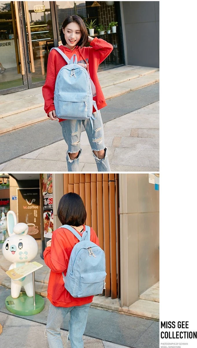 DAMES, MEISJES CORDUROY SCHOOLTAS RUGZAK RUGZAK VERSTELBAAR GROTE CAPACITEIT RITS DAGELIJKS RUGZAK ( KLAVER) 6 DAMES, MEISJES CORDUROY SCHOOLTAS RUGZAK RUGZAK VERSTELBAAR GROTE CAPACITEIT RITS DAGELIJKS RUGZAK ( KLAVER) - Afbeelding 4