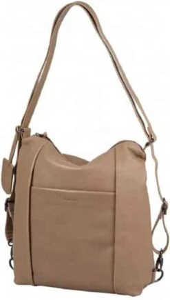 Burkely Just Jolie Dames Rugtas Hobo - Taupe -Tas Kortingswinkel 682x1200 5