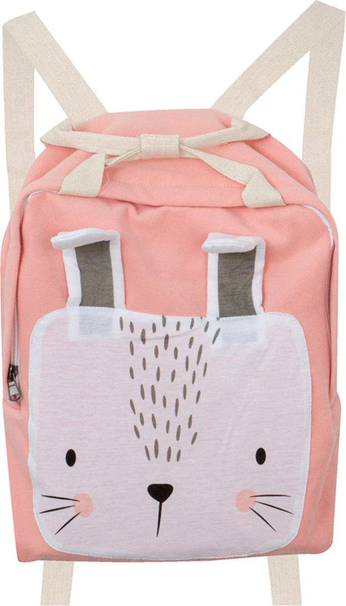 Merkloos School Rugzak - Konijn - Schooltas Voor Peuters/Kleuters – Jongens En Meisjes - Kinderrugzak 4 Merkloos School Rugzak - Konijn - Schooltas Voor Peuters/Kleuters – Jongens En Meisjes - Kinderrugzak - Afbeelding 2