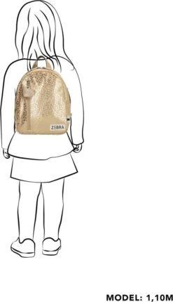 Zebra Girls Rugzak - Gold Leopard 13 Zebra Girls Rugzak - Gold Leopard -Tas Kortingswinkel 690x1200 5