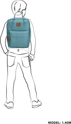 Beagles Torrent - Rugzak Met Laptopvak 14" - Steel Blue -Tas Kortingswinkel 695x1200 2