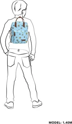 Zebra Boys - Rugzak - Voetbal Blauw -Tas Kortingswinkel 695x1200 8