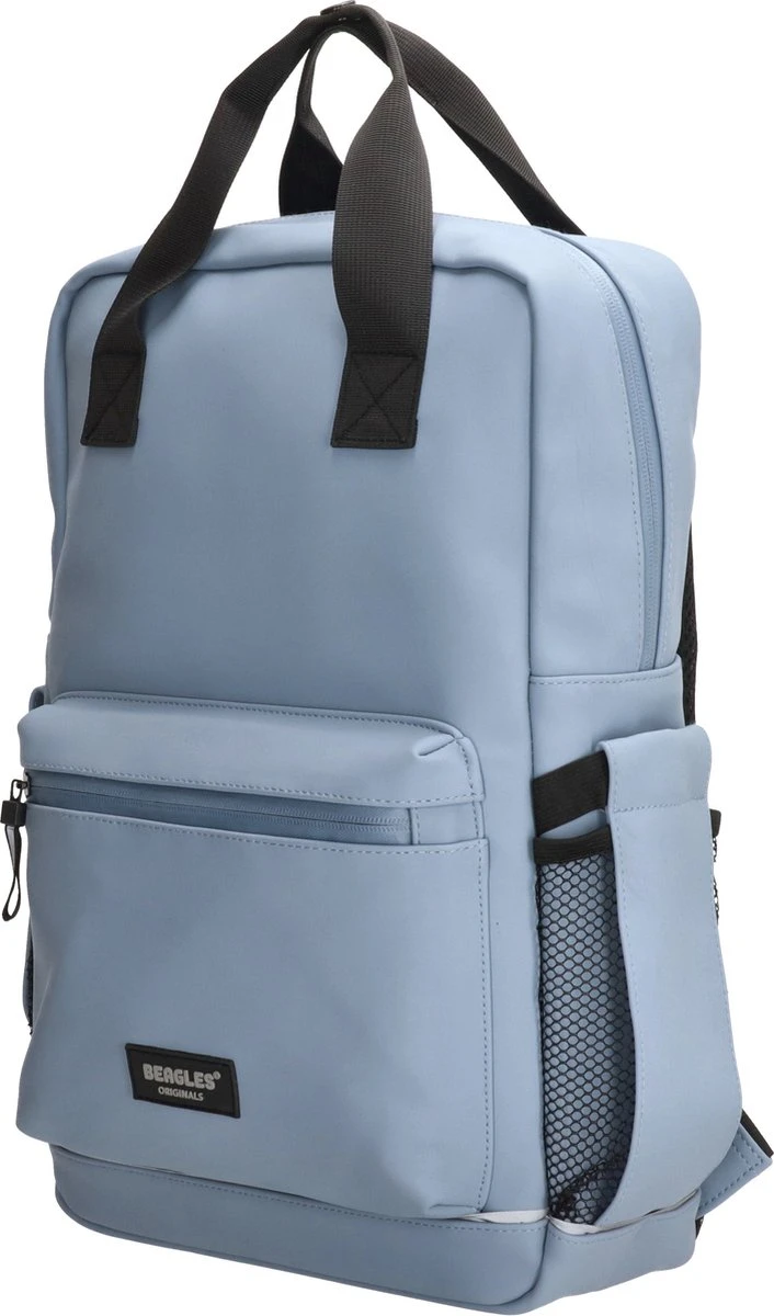 Beagles Originals Waterproof Originals Rugzak 15,6 Inch (34.5x19.4 Cm) - Lichtblauw 4 Beagles Originals Waterproof Originals Rugzak 15,6 Inch (34.5x19.4 Cm) - Lichtblauw - Afbeelding 2