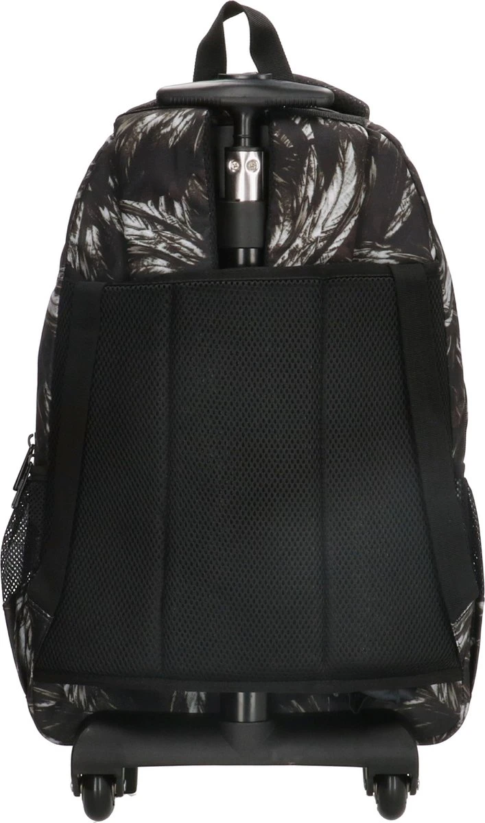 Enrico Benetti Trolleyrugzak - Rugzak Trolley - 2 Wielen - Zwart 5 Enrico Benetti Trolleyrugzak - Rugzak Trolley - 2 Wielen - Zwart - Afbeelding 3