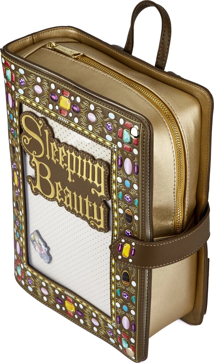 FUNKO Loungefly: Disney - Doornroosje Pin Collector Rugzak 7 FUNKO Loungefly: Disney - Doornroosje Pin Collector Rugzak - Afbeelding 5