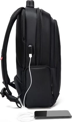 Tigernu Daily Laptop Rugzak 15,6 Inch – Rugtas - Dames En Heren – Spatwaterdicht – Anti Diefstal – 27 Liter - Zwart -Tas Kortingswinkel 716x1200