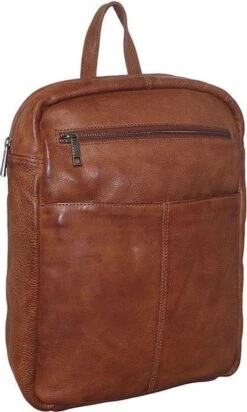 Bear Design Tiffany Leren Rugzak - Cognac -Tas Kortingswinkel 720x1200 3