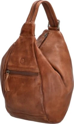 Hide & Stitches Paint Rock Rugzak - Cognac -Tas Kortingswinkel 723x1200 8