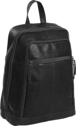 Chesterfield James Leren Laptop Rugzak - 14 Inch - Zwart -Tas Kortingswinkel 728x1200 3