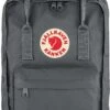 Fjallraven Fjällräven Kånken Laptop 13" Unisex Rugzak - Super Grey -Tas Kortingswinkel 730x1200 2