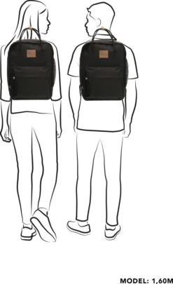 Beagles Originals Rugzak 15.6'' Torrent Zwart -Tas Kortingswinkel 732x1200 9