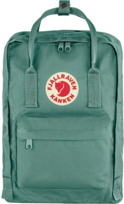 Fjallraven Fjällräven Kånken Laptop 13" Unisex Rugzak - Frost Green 24 Fjallraven Fjällräven Kånken Laptop 13" Unisex Rugzak - Frost Green -Tas Kortingswinkel 733x1200 4