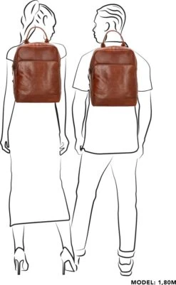 Genicci Amsterdam Rugzak - Cognac 18 Genicci Amsterdam Rugzak - Cognac -Tas Kortingswinkel 739x1200 13