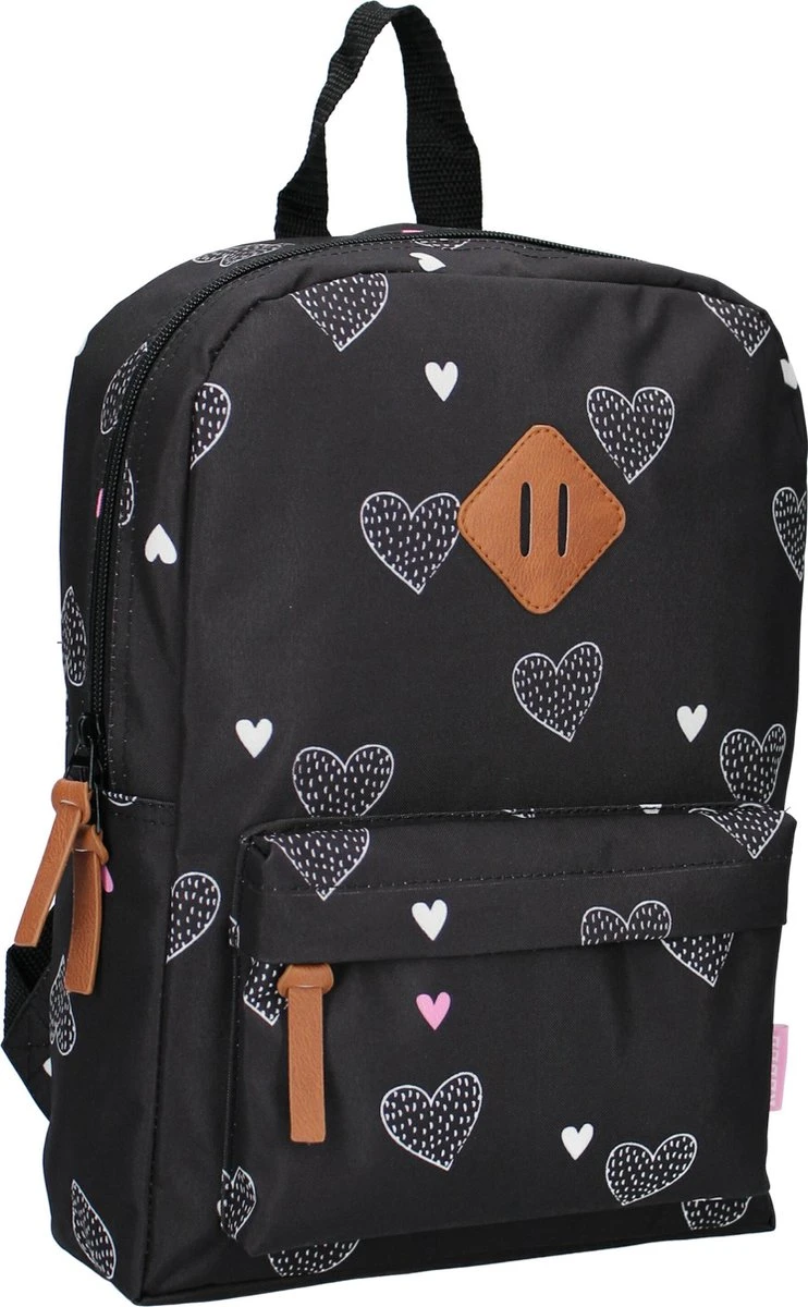 Milky Kiss Hearts Rugzak - 10,2 L - Zwart 5 Milky Kiss Hearts Rugzak - 10,2 L - Zwart - Afbeelding 3