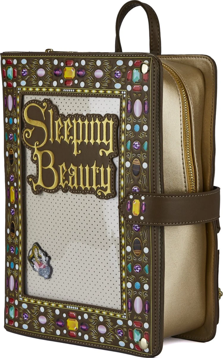 FUNKO Loungefly: Disney - Doornroosje Pin Collector Rugzak 11 FUNKO Loungefly: Disney - Doornroosje Pin Collector Rugzak - Afbeelding 9