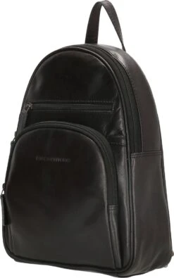 Old West Leren Dames Rugzak San Antonio M - Zwart 32 Old West Leren Dames Rugzak San Antonio M - Zwart -Tas Kortingswinkel 750x1200 9