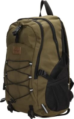 Beagles Originals Outdoor Originals Rugzak 15,6 Inch (34.5x19.4 Cm) - Olijfgroen -Tas Kortingswinkel 751x1200 9