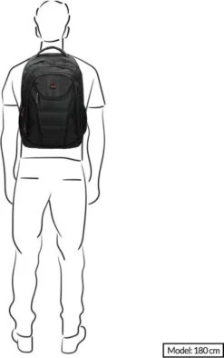 Enrico Benetti Cornell - Laptoprugzak 17 Inch - Zwart -Tas Kortingswinkel 752x1200 7