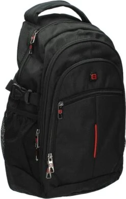 Enrico Benetti Cornell 47081 Laptoprugzak 15,6 Inch Laptopvak - Zwart -Tas Kortingswinkel 760x1200 7