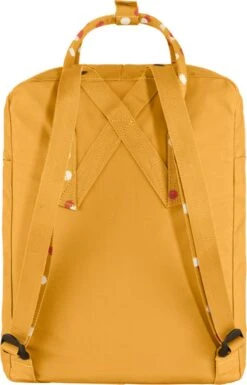 Fjallraven Fjällräven Kånken Unisex Rugzak - Ochre-Confetti Pattern -Tas Kortingswinkel 769x1200 7