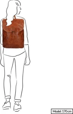 Bear Design Rox Leren Laptop Rugzak - Cognac -Tas Kortingswinkel 770x1200 7