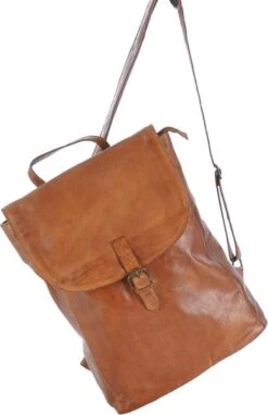 Bear Design Rox Leren Laptop Rugzak - Cognac -Tas Kortingswinkel 775x1200 11