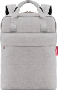 Reisenthel Allday Backpack M Rugzak - 15L - Twist Sky Rose Grijs